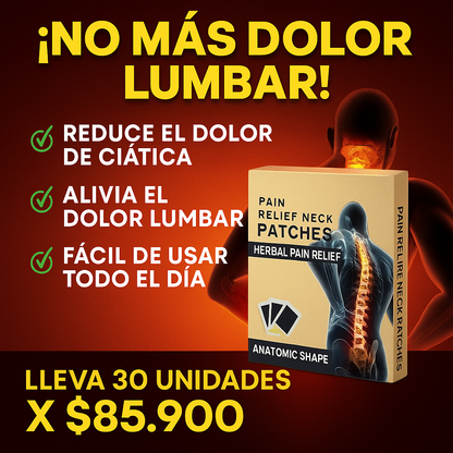 LumbarX Patch (Parches dolor espalda)