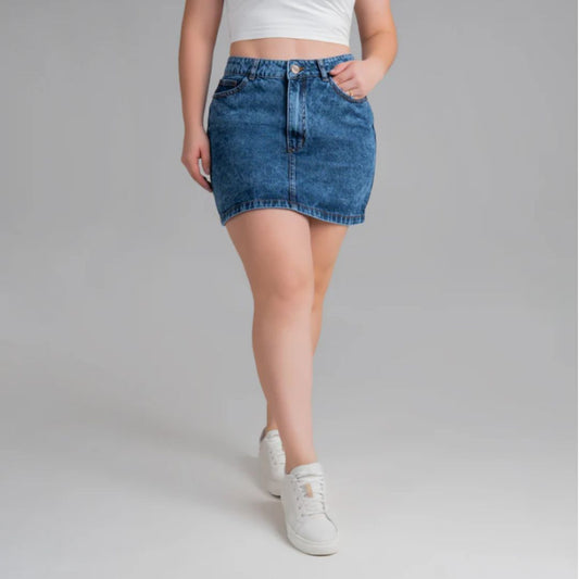 Falda en Jean Gazelle
