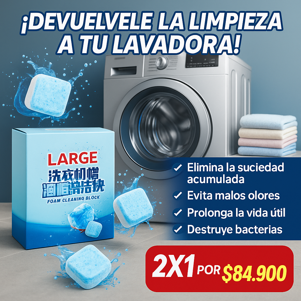 Pastillas de Limpieza para Lavadora🎁2X1🎁