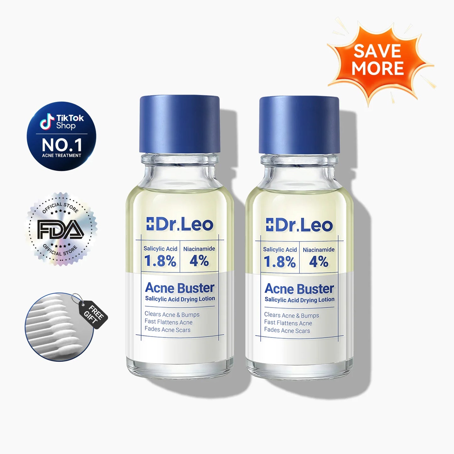 Dr. Leo acné buster con salicílico (Oferta 2x1)
