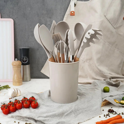 Set de Utensilios de Cocina en Silicona