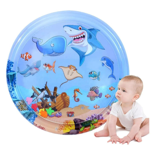Tapete de Agua Ovalado Para bebes 2X1